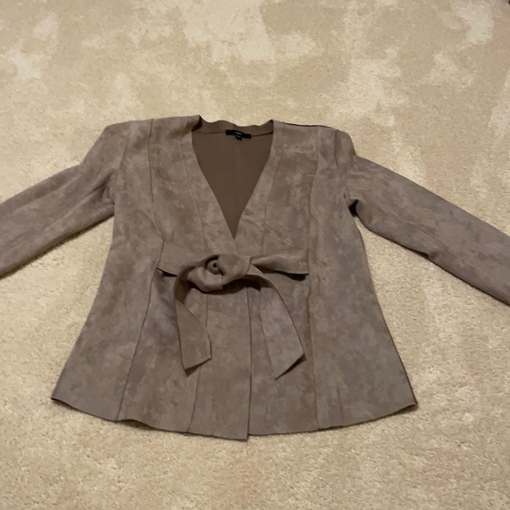Faux suedes jacket